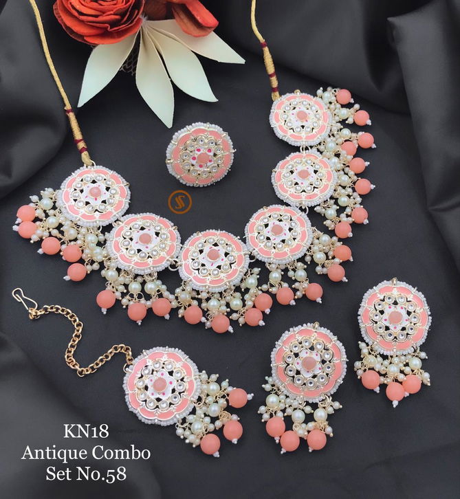 Kn 18 Antique Kundan Set Combo Catalog
